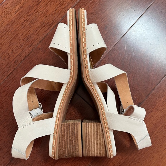 Pikolinos White Strappy Heeled Leather Sandals Open Toe Women's Size 42 - Picture 9 of 10